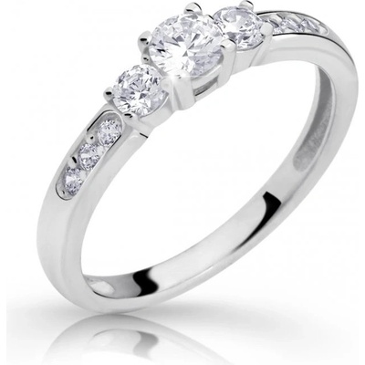 Cutie Diamonds Prsteň z bieleho zlata s diamantmi DZ6806 2360 10 X 2