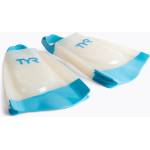 TYR Плавници за плуване TYR Hydroblade в бяло и синьо LFHYD