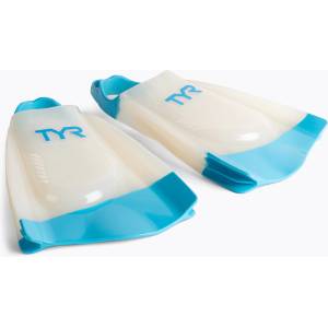 TYR Плавници за плуване TYR Hydroblade в бяло и синьо LFHYD