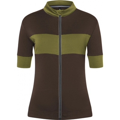 super. natural Дамска фланелка с къс ръкав за колоездене super. natural Women's Grava Jersey Cycling jersey - Wren / Avocado (156-1199-0212)