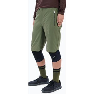 POC Дамски шорти за колоездене POC Essential Enduro epidote green