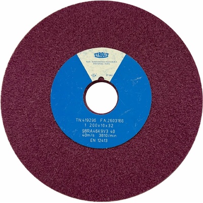 Tyrolit 98RA46K9V40 Brúsny kotúč 200 x 10 x 32 mm 46 T419296