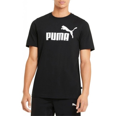 Puma pánske tričko Essentials Logo Tee čierne
