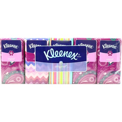 Kleenex Original papierové vreckovky 3-vrstvové 10 x 10 ks