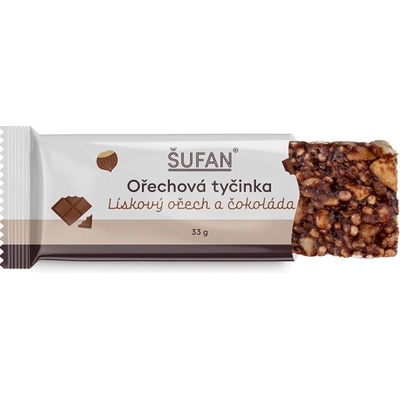 Šufan Orechová tyčinka Čokoládová 33 g