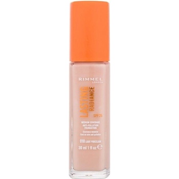 Rimmel Rozjasňujúci make-up Lasting Radiance SPF25 Anti-Pollution Foundation 010 Light Porcelain 30 ml