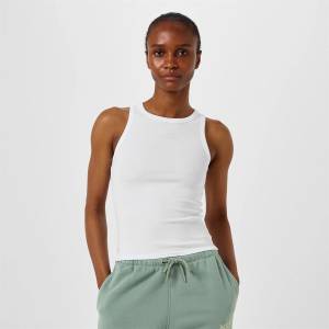 Jack Wills Women's Racerback Vest - Vintage White