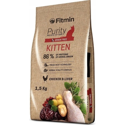 Fitmin cat Purity Kitten chicken and liver 1,5 kg