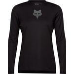FOX Racing Дамска фланелка с дълъг ръкав за колоездене Fox racing Women's Ranger L/S Jersey Fox Head Cycling jersey - Black (156-2578-0112)