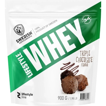 Swedish Supplements Lifestyle Whey, троен шоколад, 900 g, Swedish Supplements