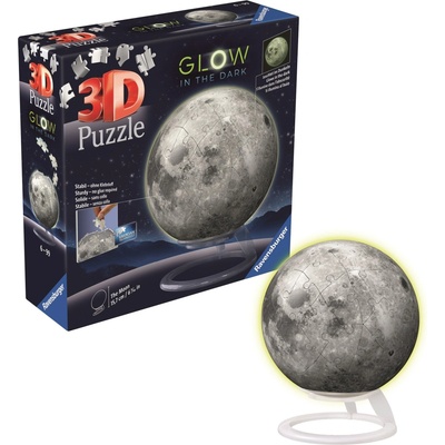 Ravensburger 3D PuzzleBall Měsíc - svítící 74 ks