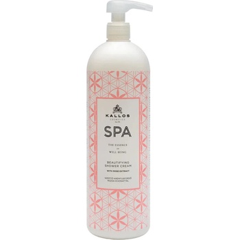 Kallos Spa sprchový krém s extraktom z ruží 1000 ml
