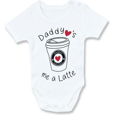 LULLABY Detské body Otecko potrebuje kávu