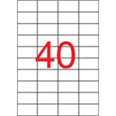 APLI Etikety, univerzálne, 52,5x29,7 mm, APLI, 20000 etikiet/bal