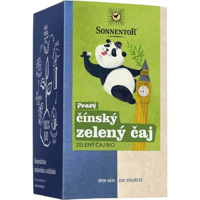 Sonnentor Zelený čaj jemný čínský bio porc. dárkový 27 g