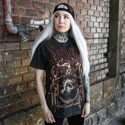 Tričko Metal Metalshop Originals Slayer Saviour černá