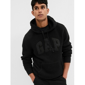 GAP Плюшен суитшърт с лого GAP GAP | Cheren | МЪЖЕ | XL