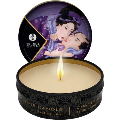 Shunga - Mini Caress by Candlelight Exotic Fruits Massage Candle 30 ml