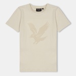 Lyle and Scott Тениска Lyle and Scott Kids Big Logo Regular Fit T-Shirt - Putty W503