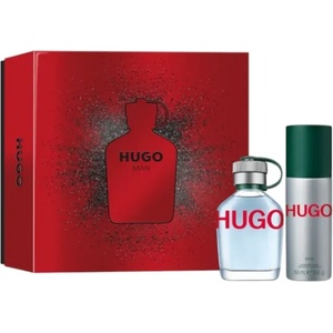 HUGO BOSS Hugo Man подаръчен комплект за мъже, EDT 75 мл + дезодорант 150 мл