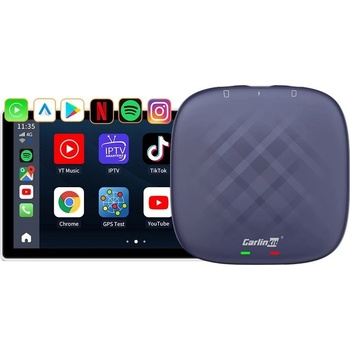 CarlinKit CarPlay Ai Box с Android 13 8+128GB за оригинални автомобилни радиа с CarPlay (CPC200-Tbox-A13-8+128GB)