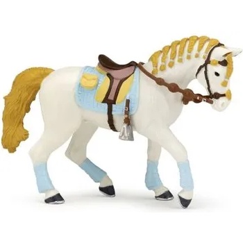 Papo - Фигурка за колекциониране и игра - Бяла кобила за езда (51545)