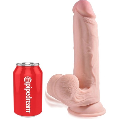 King Cock Plus 3d Cock Swinging Balls 20.3 Cm