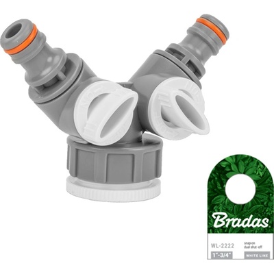 Rozdvojka na dve rýchlospojky 1"- 3/4" Bradas WL-2222