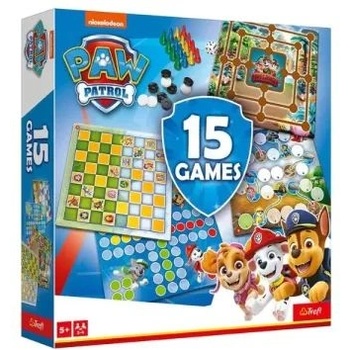 Trefl Trefl: настолна игра Paw Patrol 15 в 1