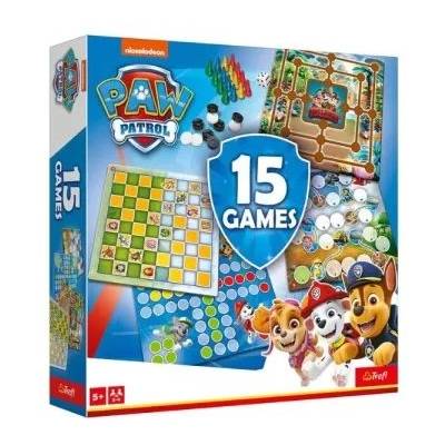 Trefl Trefl: настолна игра Paw Patrol 15 в 1