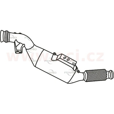 Filtr pevných částic FENNOsteel Euro 6 (Silikon karbid) ACI V P8843DPF