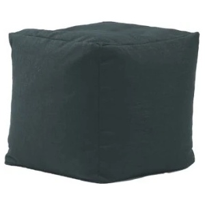 Pufrelax Пуф, 130л. , Табуретка Куб XL - Moon Grey, Перящ се калъф, Гама Premium, Пълнеж от Полистиролни перли (PUF-G-CXL-PT-MNGRE)