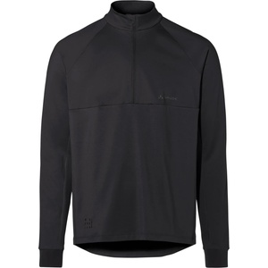Vaude Мъжка фланелка с дълъг ръкав за колоездене Vaude Qimsa Halfzip L/S Shirt Cycling jersey - Black (056-3818-0212)