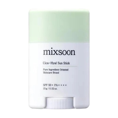 Mixsoon Слънцезащитен стик за лице Cica Hyal, SPF50+, 15 g