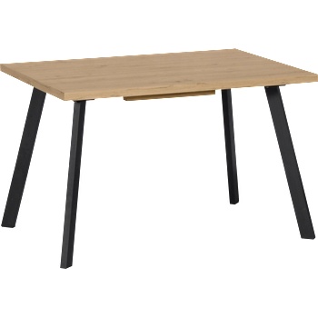 Image 1 of Carmen ТРАПЕЗНА МАСА brick 140 - ДЪБ ВОТАН / ЧЕРЕН