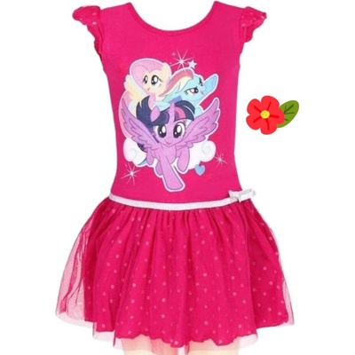 Little Pony licence Dívčí šaty My Little Pony růžová tmavší Růžová tmavší