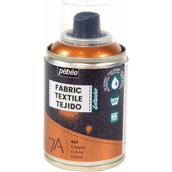 Pébéo 7A farba na textil ve spreji 100 ml 33 copper