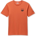 Columbia Мъжка тениска Columbia Columbia Hike Society S/S Tee T-shirt - Tuscan (217-0259-0212)