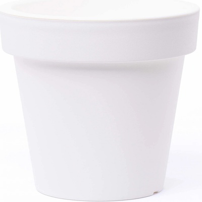 PlasticFuture Kvetináč Lofly biely, 34,5 cm