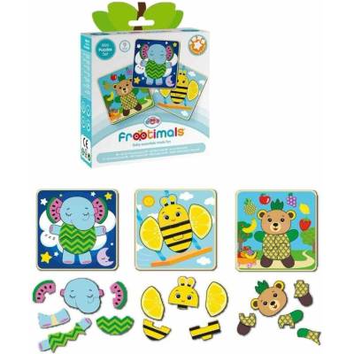 Frootimals Комплект от три мини пъзела Frootimals (FT00029)