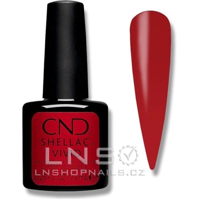 Cnd Shellac Uv Color Vivid Red Carpet 7,3 ml