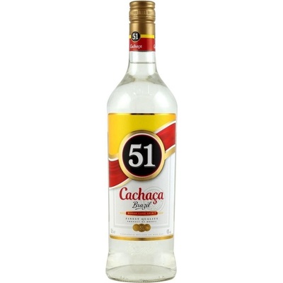 Cachaca 51 Pirassununga 38% 1 l (holá láhev)