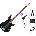 Ibanez GSR180-BK SET 2 Black Електрическа бас китара