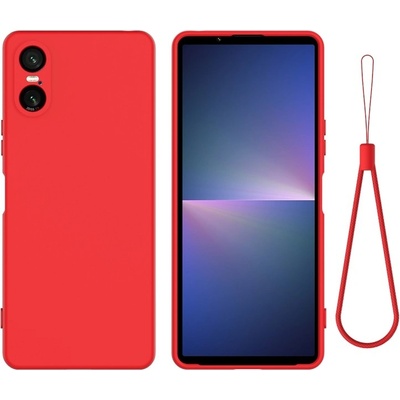 PROTEMIO 77118 RUBBER Ochranný kryt pro Sony Xperia 10 VI červený – Zboží Živě