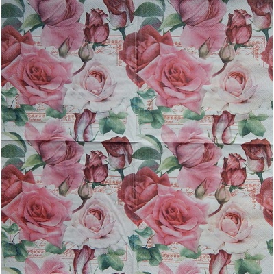 Ti flair obrúsky Valerie růže 33x33cm