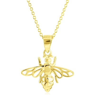 Gemmax Zlatý řetízek s přívěskem včelky GUSYN-33861-36261