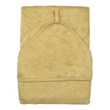 Timboo Osuška s kapucňou 75 x 75 cm Honey Yellow