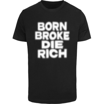 Mister Tee Тениска в черно Mister Tee Born And DieUB-MT3796-00007 - Черен, размер M