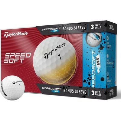 TaylorMade Speedsoft biele 15 ks