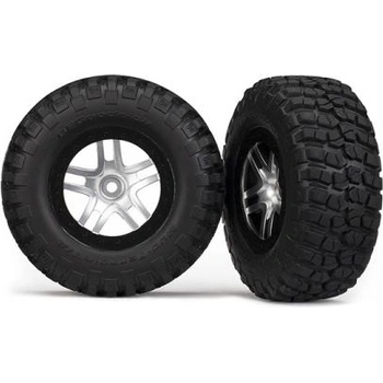 Traxxas колело 2.2/3.0", джанта SCT Split-Spoke сатенено-черна, гуми KM2 (2)